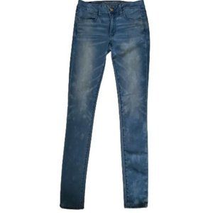 American Eagle Outfitters Women's Super Super Stretch Acid Wash Jeggings Size 6
